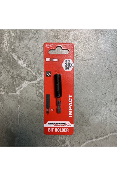 Choice Milwaukee Shockwave Magnetic Bit Holder 1/4in Hex 60mm - 4932352406