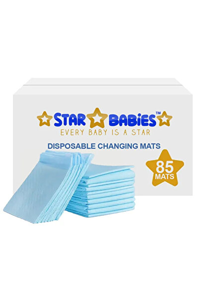 STAR BABiES - سجادة تغيير الحفاضات للاستخدام مرة واحدة - مقاس L - 45 × 60 سم ...