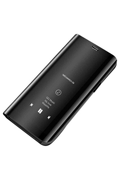 OEM Clear View Cover Samsung Galaxy S10e Μαύρο