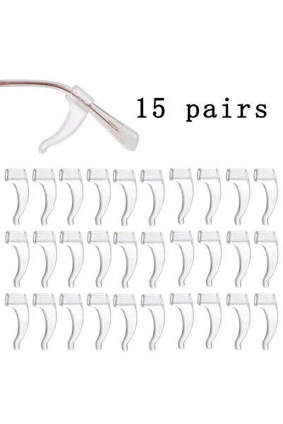 Choice5 white-30pcs 10/20/30/100pcs Anti-slip Silicone Ear Grip Glasses Eyegl...