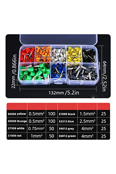 Choice 400 PCS No Pliers 400PCS Crimp Terminals VE Tubular Cord End Connector...