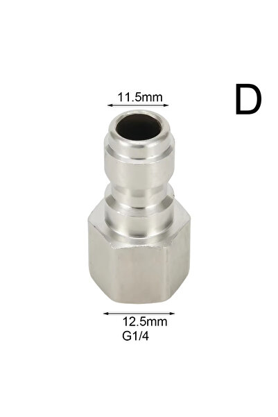 Choice1 D Pressure Washer Connector Coupling Quick Release Adapter 1/4" Male ...