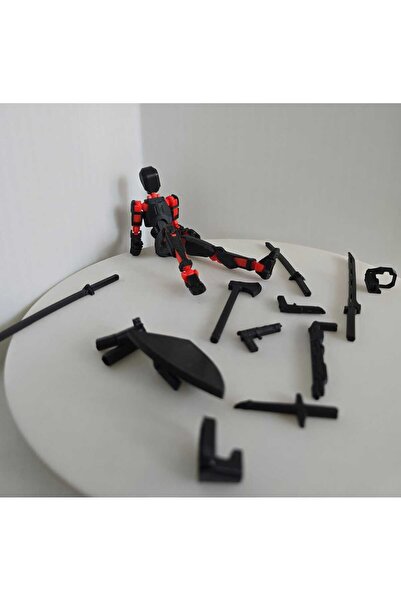 Maketo3D Dummy 13cm Eklemli Aksiyon Robot