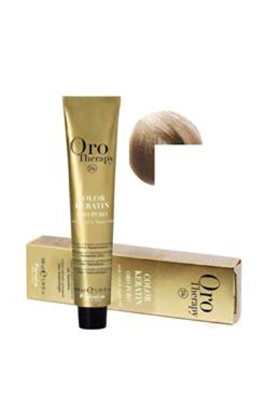 Fanola Vopsea Demi-permanenta Oro Therapy Color Keratin 9.1 Blond Foarte Desc...