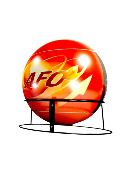 Universal Chemical fire extinguisher ball, open flame/smoke, with mounting br...