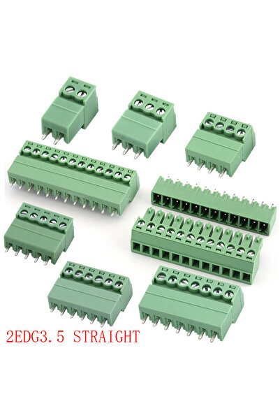Choice24 10sets 4P 2EDG3.5 STRAIGHT KF2EDG 3.5mm Pitch PCB Screw Terminal Blo...