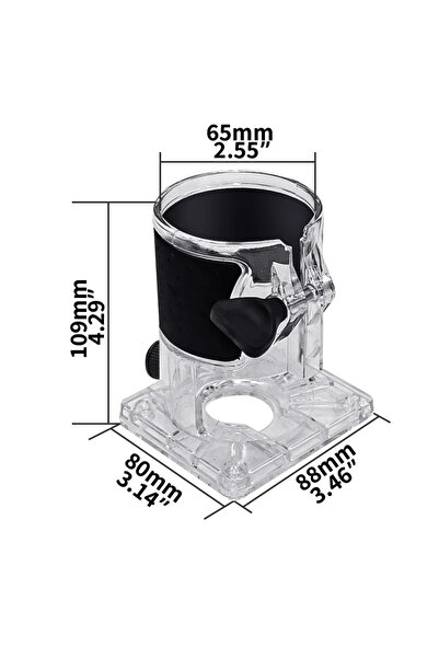 Choice Router Base Aluminum Router Table Insert Plate W/ Miter Gauge for Wood...