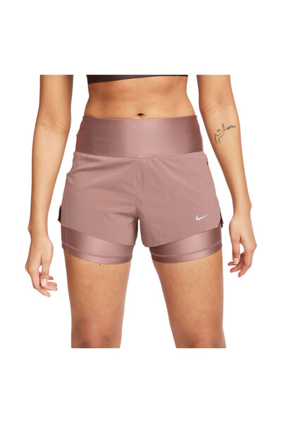 Nike Femei& # x27;s Dri-FIT Swift Pantaloni scurți de alergare cu talie medie...