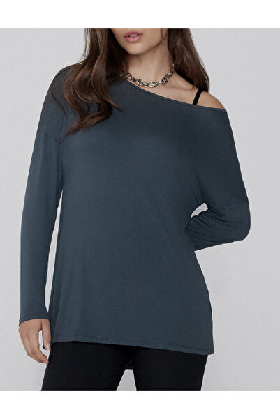 Evendi Bluza Oversize, Bleumarin