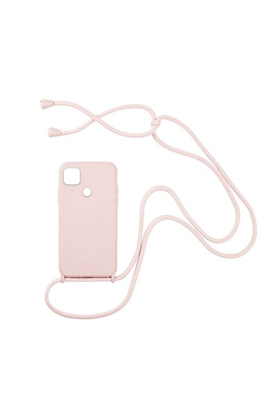 Sonique Θήκη Σιλικόνης με Κορδόνι CarryHang Xiaomi Redmi 9C Ροζ