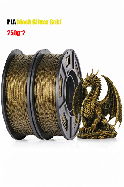 Choice 2.black Glitter gold 3D Printer Filament Glitter PLA Filament 1.75mm 3...