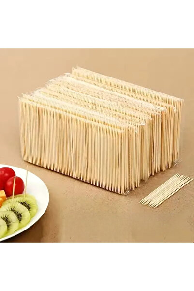Choice 1000PCS Dual Head Household Toothpick Disposable Natural Bamboo Wood T...