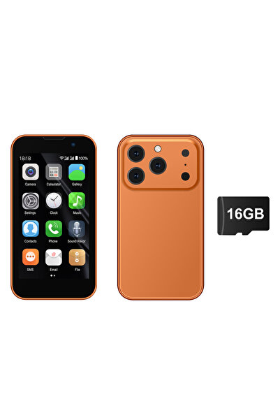 Choice3 بطاقة TF بسعة 2 جيجا 16 جيجا برتقالية N16GB SERVO 17SE MINI 3G هاتف ذ...
