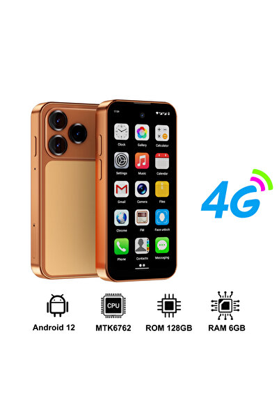 Choice7 هاتف ذكي صغير Orange SERVO بشبكة 4G LTE، ذاكرة وصول عشوائي 6 جيجابايت...