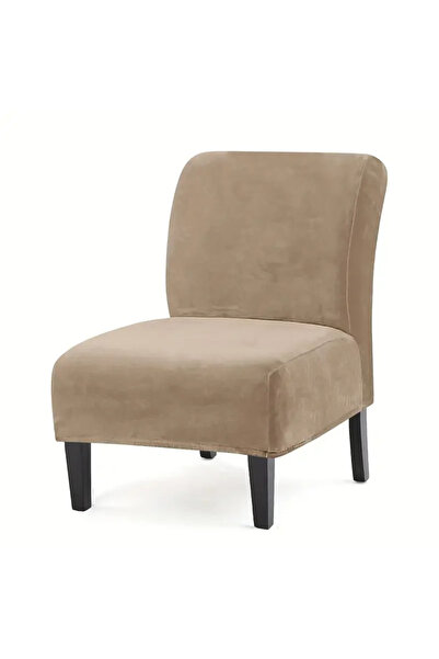 Choice1 A2 Chair Cover 1PC Velvet Accent Armless Chair Cover Stretch Single F...