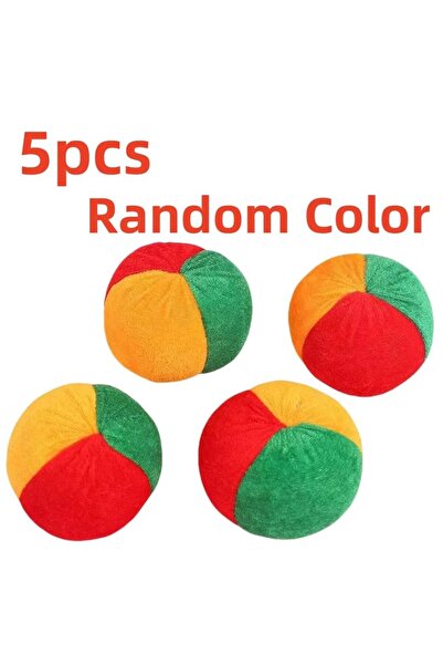 Choice 5pcs Random Funny Sandbag Throwing Game Mini Sandbags Rice Husks Sandb...