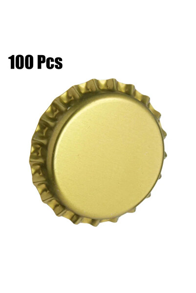Choice1 100pcs gold Beer Bottle Crown Caps Oxygen Absorbing Seal Beer Bottle ...