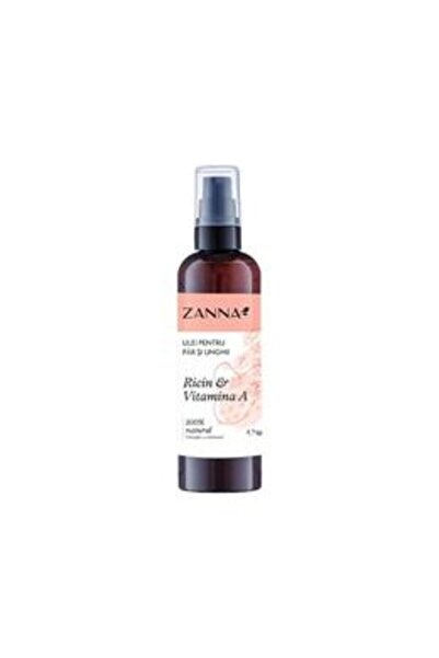 ZANNA Ulei pentru Par si Unghii cu Ricin si Vitamina A Zanna, 150 ml
