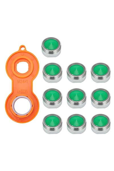 Choice 10pcs 10pcs 24mm ABS Faucet Aerator M20/M22/M24/M28 For Kitchen Home C...