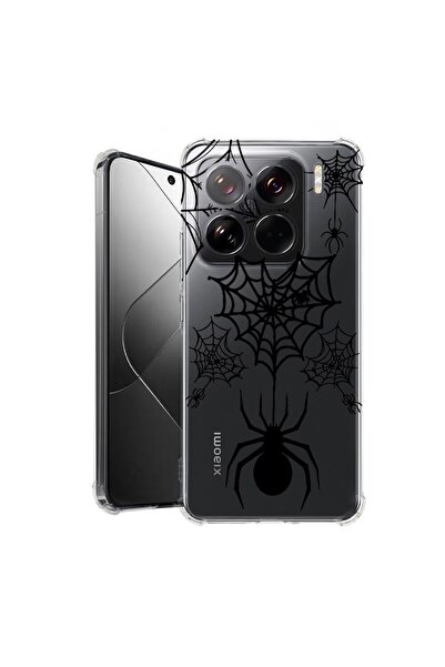 bestcase ¬Æ Husa pentru Xiaomi 15 Pro, Anti Shock 1.5MM, Spider Web, Protecti...