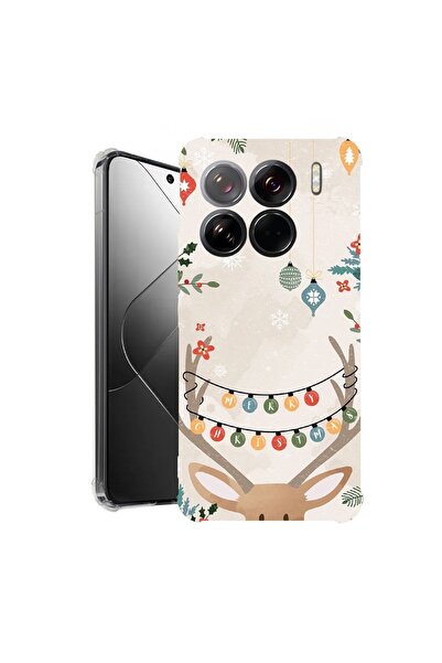 bestcase ¬Æ Husa pentru Xiaomi 15 Pro, Anti Shock 1.5MM, Xmas Reindeer, Prote...