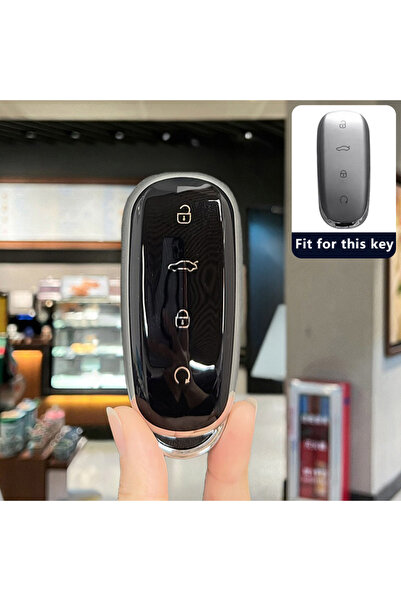 choice2 keyfob for Omoda C7 Style 3-Black TPU Car Key Case for Chery Omoda C7...