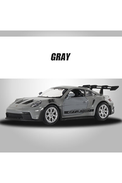 Choice Gray 1:36 Porsche 911 GT3 RS Racing Sports Car Alloy Miniature Model D...