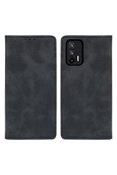 Sonique Θήκη Πορτοφόλι Vintage Magnet Wallet Realme GT 5G Μαύρο