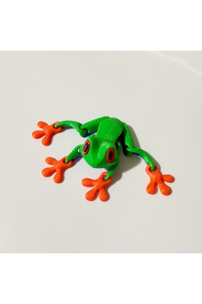 Choice6 12CM 1 Simulation 3D Printing Toy Tree Frog Movable Frog Kitchen Home...