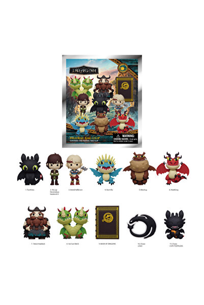 Choice MN-76020 1 قطعة حقيبة مفاجآت مرخصة رسميًا من How To Train Your Dragon،...