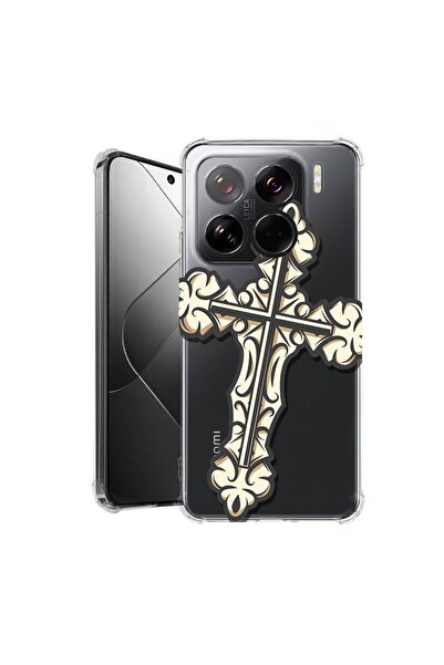 bestcase ¬Æ Husa pentru Xiaomi 15 Pro, Anti Shock 1.5MM, Cross, Protectie cam...