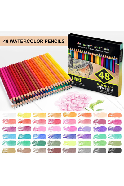 choice2 48 watercolor Watercolor/Colored Pencils, Set of 48/72 Professional C...