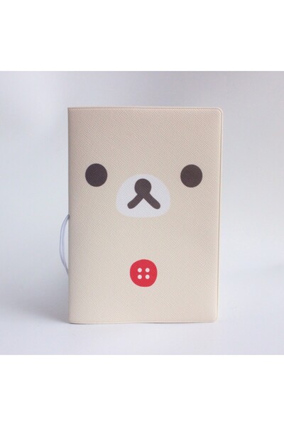 Choice1 غطاء حماية لجواز السفر بتصميم كرتوني مسطح على شكل D Kawaii Rilakkuma ...