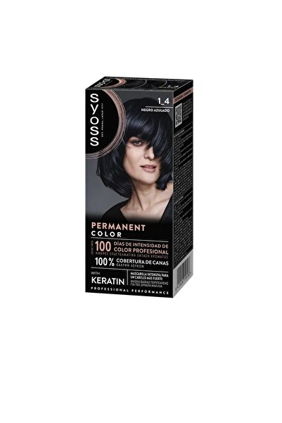 Syoss Permanent hair dye PERMANENT COLOR 1.4 bluish black