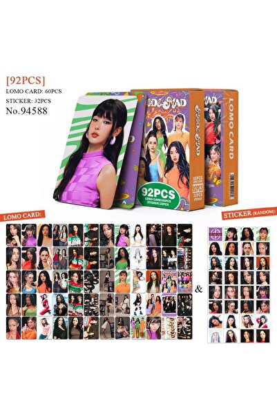 choice2 92 قطعة من بطاقات الألعاب لنجوم الكيبوب KATSEYE BeautifulChaos، مجموع...