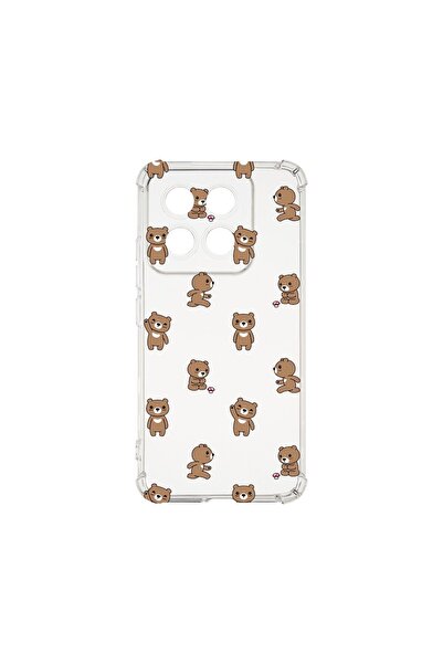 bestcase Калъф за Xiaomi 14T, BestCase® Anti Shock 1.5MM, Десен с плюшено меч...