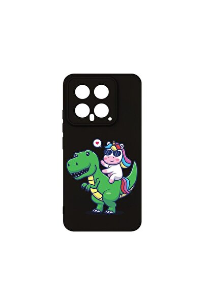 bestcase Husa BestCase¬Æ Premium Silicon, Compatibila Cu Xiaomi 14, Dino Ride...