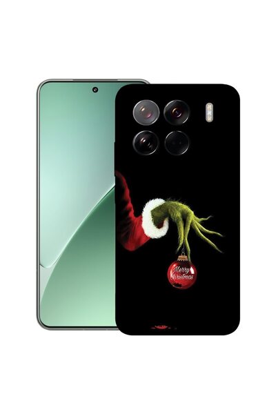 bestcase ¬Æ Husa pentru Xiaomi 15 Pro, Premium Slim Silicon 1.2MM, Xmas Grinc...