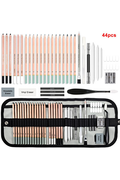 Choice3 44 pcs A Pro Drawing Sketching Pencil Set,5H-14B Graphite Shading Pen...