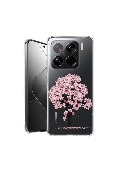 bestcase ¬Æ Husa pentru Xiaomi 15, Anti Shock 1.5MM, Cherry Blossom Trees, Pr...