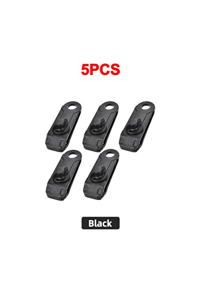 Choice 5 PCS Black 5PCS Tent Canopy Clip Outdoor Wind Rope Reusable Clamps Aw...