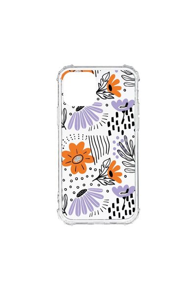 bestcase Husă Antișoc din Silicon Compatibilă cu Xiaomi Mi 11, Flori - Culori...