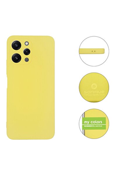 Sonique Θήκη Σιλικόνης My Colors Xiaomi Redmi 12 4G / Redmi 12 5G Κίτρινο