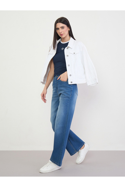 Styli High Rise Flared Jeans