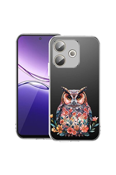 bestcase ¬Æ Husa pentru Xiaomi Redmi 13x / Poco M6 4G cu Design OWL, Clear Sl...