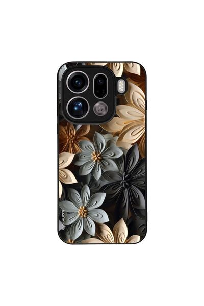 Sonique Θήκη 3D Flower Series για Oppo Find X9 Pro 5G Γκρι
