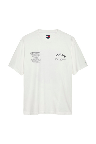 Tommy Hilfiger Bărbați& # x27;s Tricou cu mânecă scurtă, cu imprimeu pe spate...