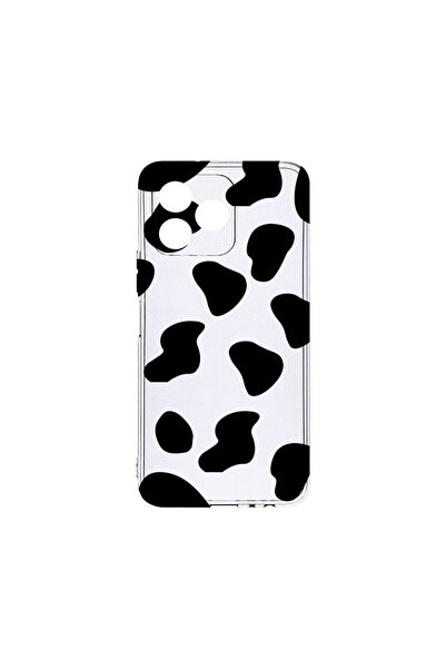 bestcase Прозрачен силиконов калъф 2ММ, съвместим с Xiaomi Redmi 13, Черен Кр...