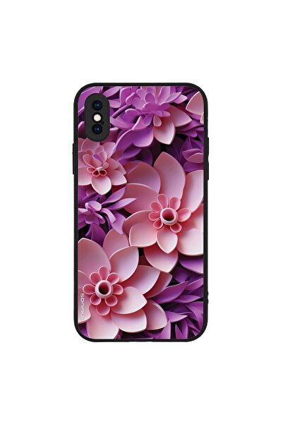 Sonique Θήκη 3D Flower Series για Apple iPhone X / iPhone XS Ροζ