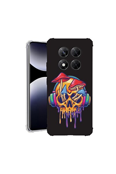 bestcase ¬Æ Husa pentru Xiaomi Redmi Note 14 Pro Plus, Anti Shock 1.5MM, Skul...